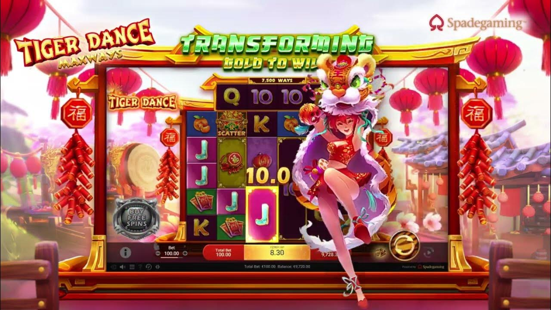 Fitur Wild dan Scatter yang Aktif Tiger Dance